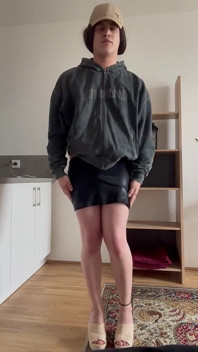 Femboy Crossdresser Strip Naked Tease