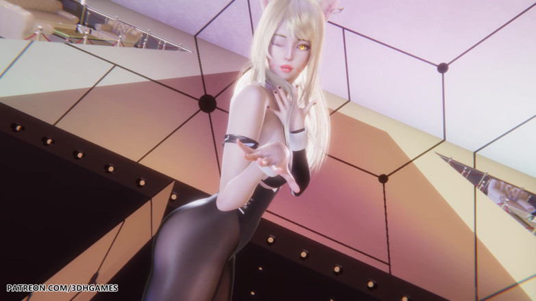 3D-Hentai Games: Chung Ha - Stress - Ahri Sexy Striptease