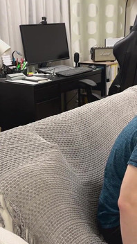 Straight Married Broker Texted Mike During Work - a Dominant Couch Hookup Followed