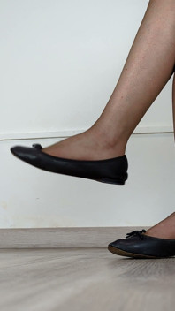 Koleksi sepatu: flat bb kulit hitam - dame olga (4k) (640)