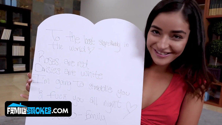 Dad Crush: Valentine's Day Present - Little Emily Wants Her Stepdaddy’s Cock Pounding...