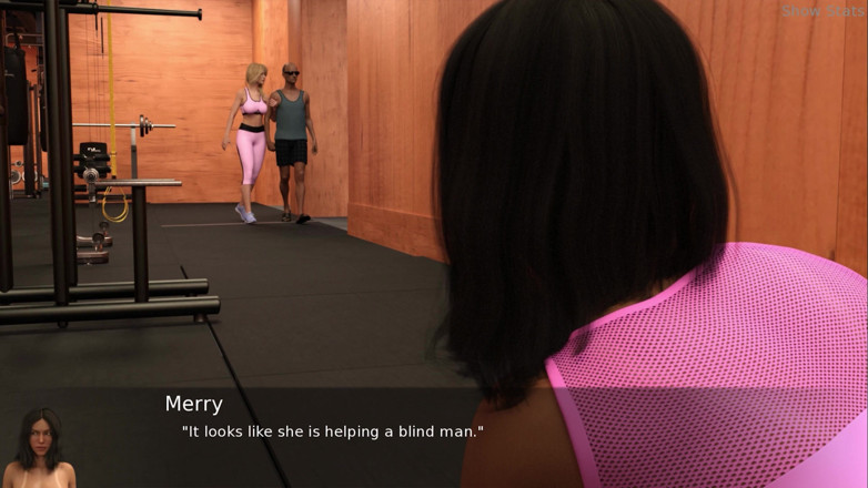 Porny Games: Project hot wife - Getting naked in the gym (64)