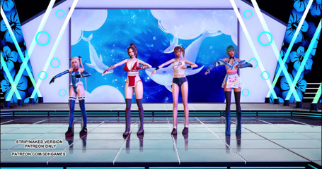 3D-Hentai Games: ลาล่าเต้นร้อนแรง DOA ไม ชิรานุอิ มารี โรส มิซากิ ทามากิ