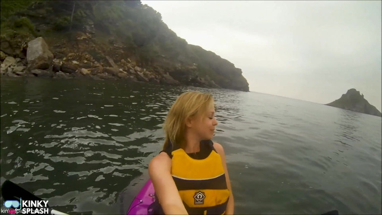 UKCuteGirl Lucy Lauren: Open Water Kayak Disaster for Non Swimmer - Saved by Lifejacket