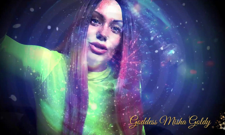 Goddess Misha Goldy: Verdadeiramente hipnotizante joi experimentando! Com meu feitiço mágico, cada golpe...