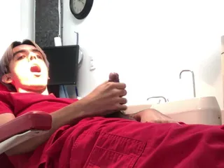 Jerking off at dental clinic pt 1