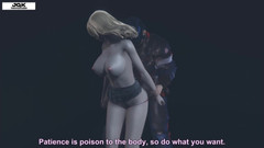 X Hentai: Kapitán a mladá dívka v nočním parku - Hentai 3D necenzurováno 08