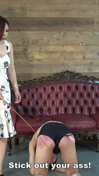 Two Mistresses Bring Two Slaves to a Spanking Endurance Test to Select Their Personal Slave