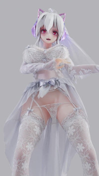 [mmd] schwaches T-ara Brautliebesweißes Brautkleid