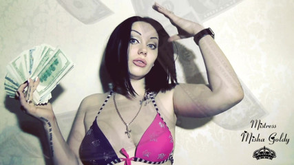 Goddess Misha Goldy: Your 7500$ for my new fake tits