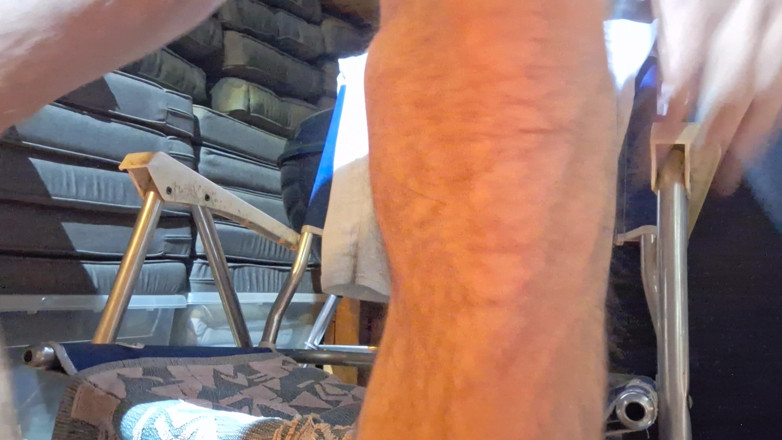 SteveSmokeHolland: Shed Session #29 Cum Tasting, Anal Vibrator, Dildo Blowjob, Cockring &amp; Nipple...