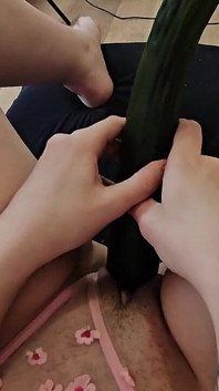 Zelenina V Tom Malém S Prsty V Zadku V Růžovém Spodním Prádle