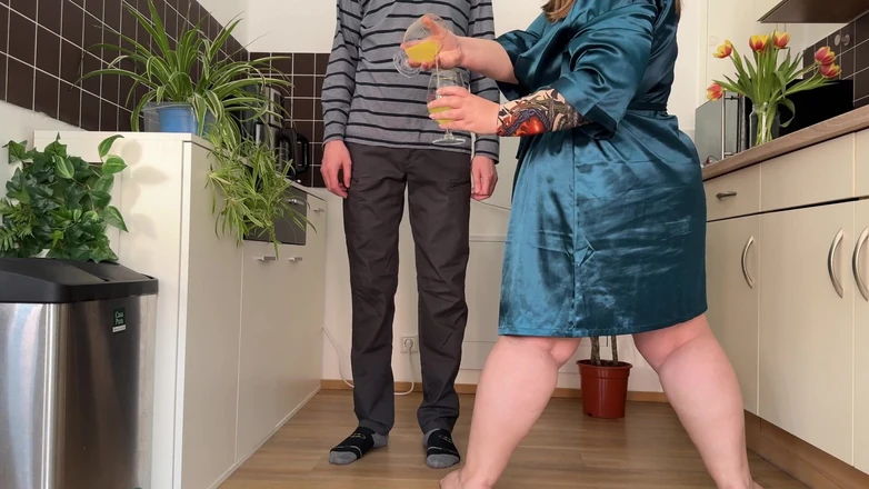 OurFetishLife: I Give My Son-in-law My Warm Natural Pussy Juice