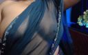 Hot desi girl: 性感的大胸部女孩单人打开胸罩和封面看到胸部在衣服和性爱表演
