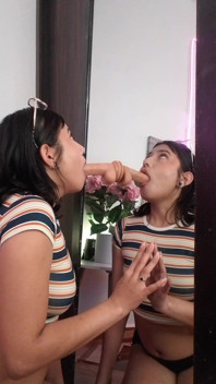 I Love How I Look in the Mirror Sucking