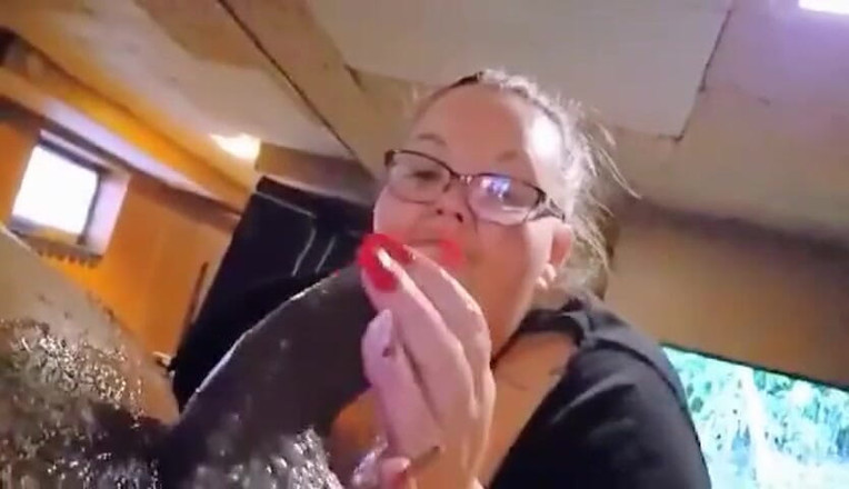 Kimmywetwet: BBC Cumming on the Toxic Piggys Glasses After Sloppy Deepthroat