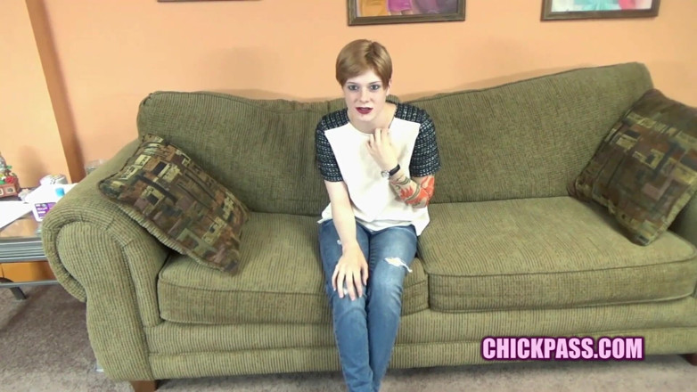 ChickPass Amateurs: Redhead cutie Ava makes her debut