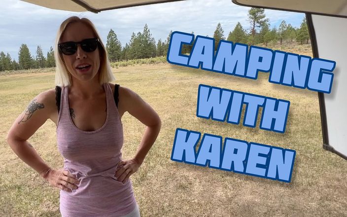 Shiny cock films: Camping avec Karen