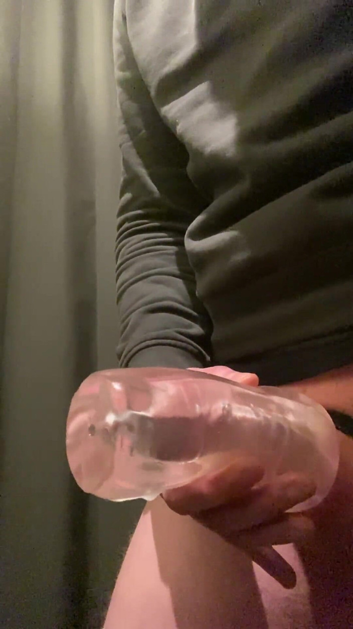 HesFromSweden: Fucking My Clear Pocket Pussy Wishing It Was You