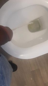 Pissing in Womens Toilet