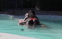 Black Swan: Tatil beldeleri havuzunda sikişiyor