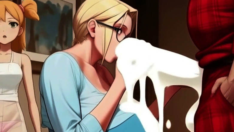 Spicy Toons: Susan the Blonde MILF in Law Shows Her Stepdaughter How...