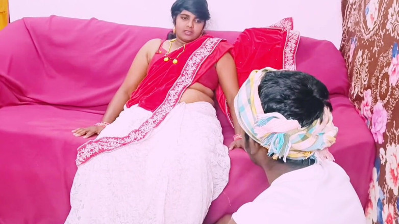 Telugu honey lips: Frumoasă în sari roșu desi gospodină futută dur menajeră. Telugu vorbe...
