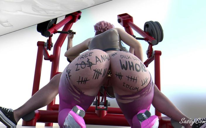 Sassy Comics Trans: Mon entraîneur de gym futa a sodomisé ma femme - Sassycomics.mp4