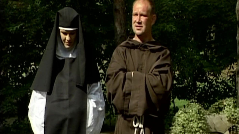 Erotic Club: Horny Nun's Prolapsing Pussy Stretched Wide and Fingered Deep