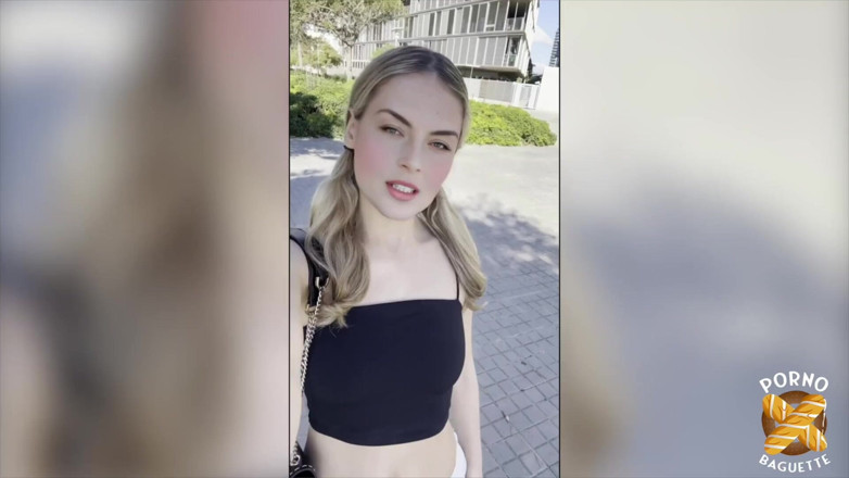 Porno Baguette: Marie, garota com tesão, é fodida por um pau grande