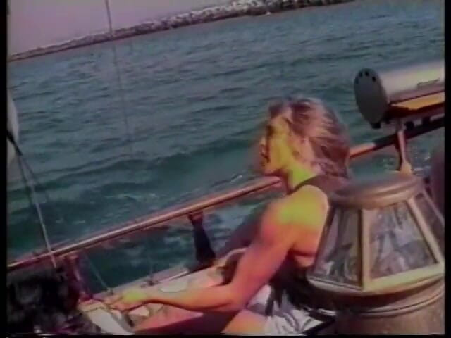 A Lesbian World: Blond lesbo partner suck fuck on boat