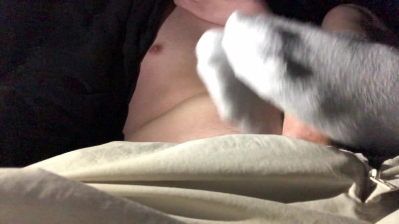 Vortyxx: Sweet feetjob in gray socks