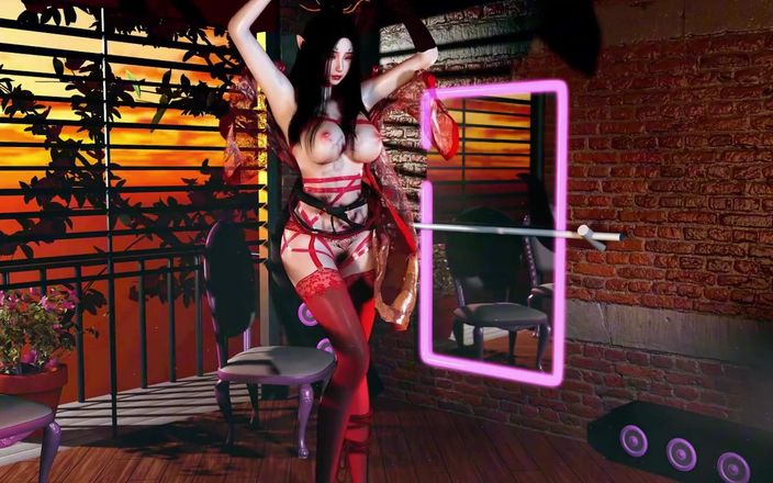 Why fuck so hard: 3 boyutlu ateşli cosplay modeli büyük yarakla sert seks yapıyor