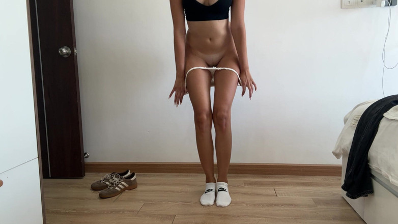 TheBublin: Full Outfit Tease Plus Pussy Play