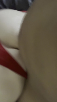 Horny Mature Neighbor Sexy Red Lingerie