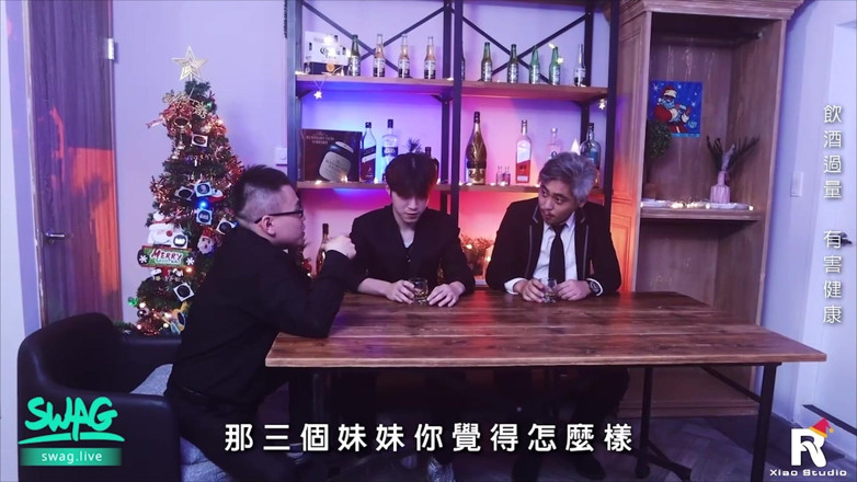 SWAG.live: Xmas Special: Gangbang with Three Asian Sluts in Club.