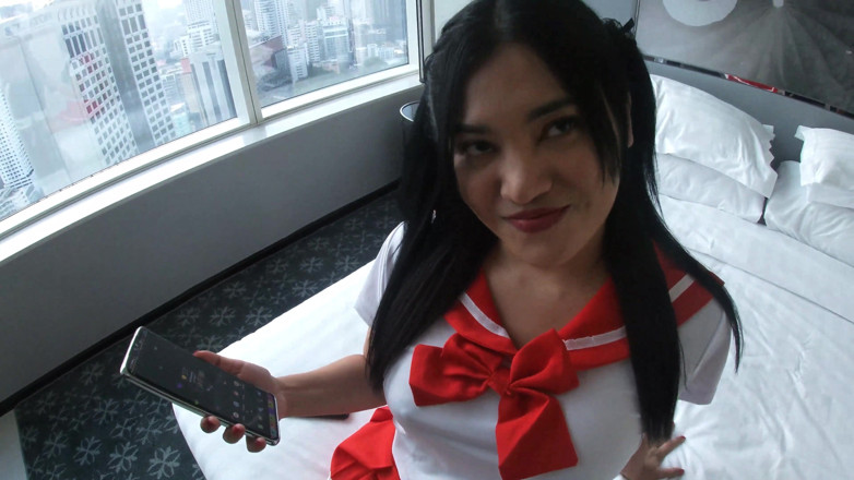 BBCWorldwideXXX: Pov la tailandese con grandi tette fa venire due volte...
