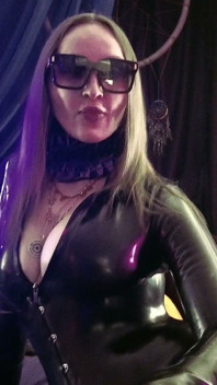 Eva Lateks Fetiş BDSM Sevgilisi Solo Dominatrix Catsuit Kauçuk Hig Topuklu Gözlükler MILF Büyük Popo Bacaklar Eldiven