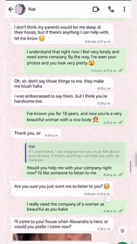 Hot Chat with My Stepdaughter's Best Friend