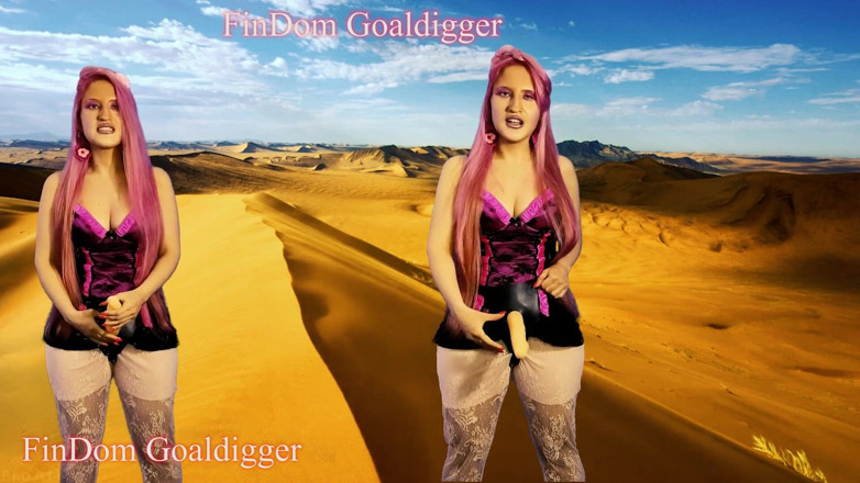 FinDom Goaldigger: Strap-on JOI