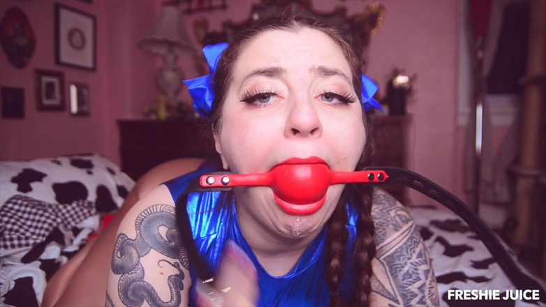 Freshie juice: Custom - 3 ballknebel und Gag-talk