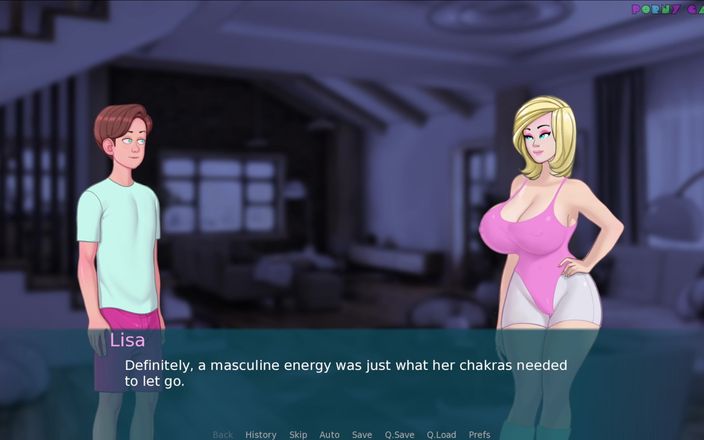 Porny Games: Sexnote by Jamliz - 叔母とのタントラセッション、ディックV0.24への渇望妊婦 (2)