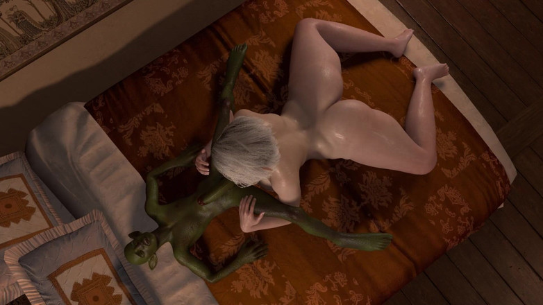 Wraith ward: Thick Elf Girl Backed a Goblin to the Wall