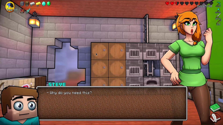 Alita: Alex ssie Steve'a Przez Gloryhole! Niechlujny Sex oralny Hornycraft Minecraft...