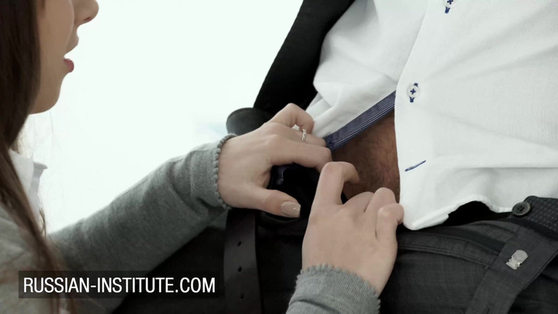 Russian Institute: Anal tentation with the experienced teacher