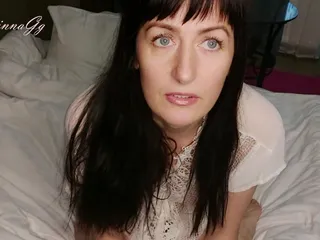 Splashed From Orgasm While Watching Porn Where a Man Does Cunnilingus. Hairy Pussy Masturbation