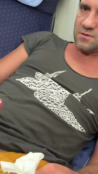 Tim Blesh Train Ride with Cumshot