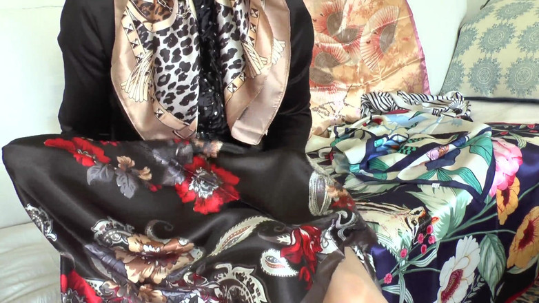 Lady Victoria Valente: Satin Scarf Day! Cum All Over My Satin Scarf, Lady...