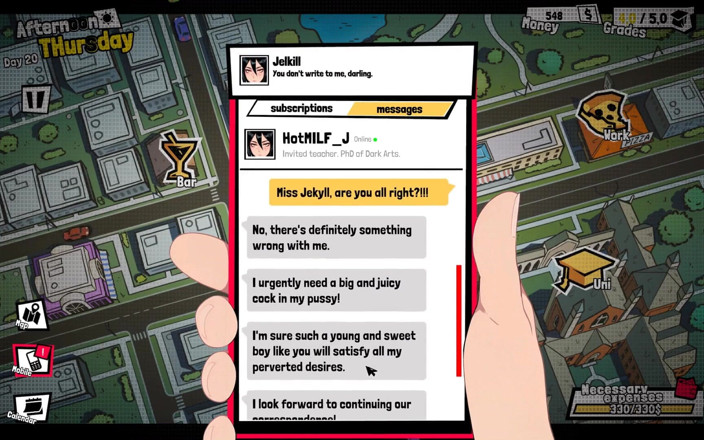 Cum in Futa: Femboy Futa House Game Hentai Futanari Ep.17 Prof. Jekyll face...