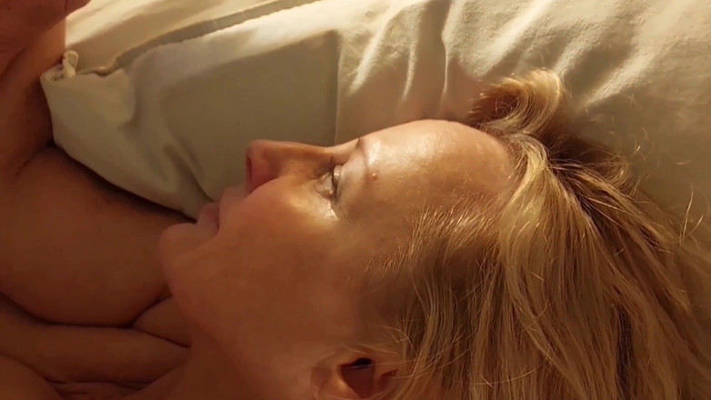 Selena701: Amateur Blonde Mature Wife Enjoys Footjob and Body Worship